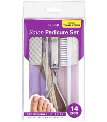 Nicka K Salon Pedicure Set – 14 pcs (TKSN02) - ANNS BEAUTY SUPPLY